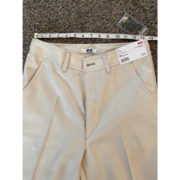 Uniqlo -  Women Twill Wide Pants - size 2 - Picture 7 of 8